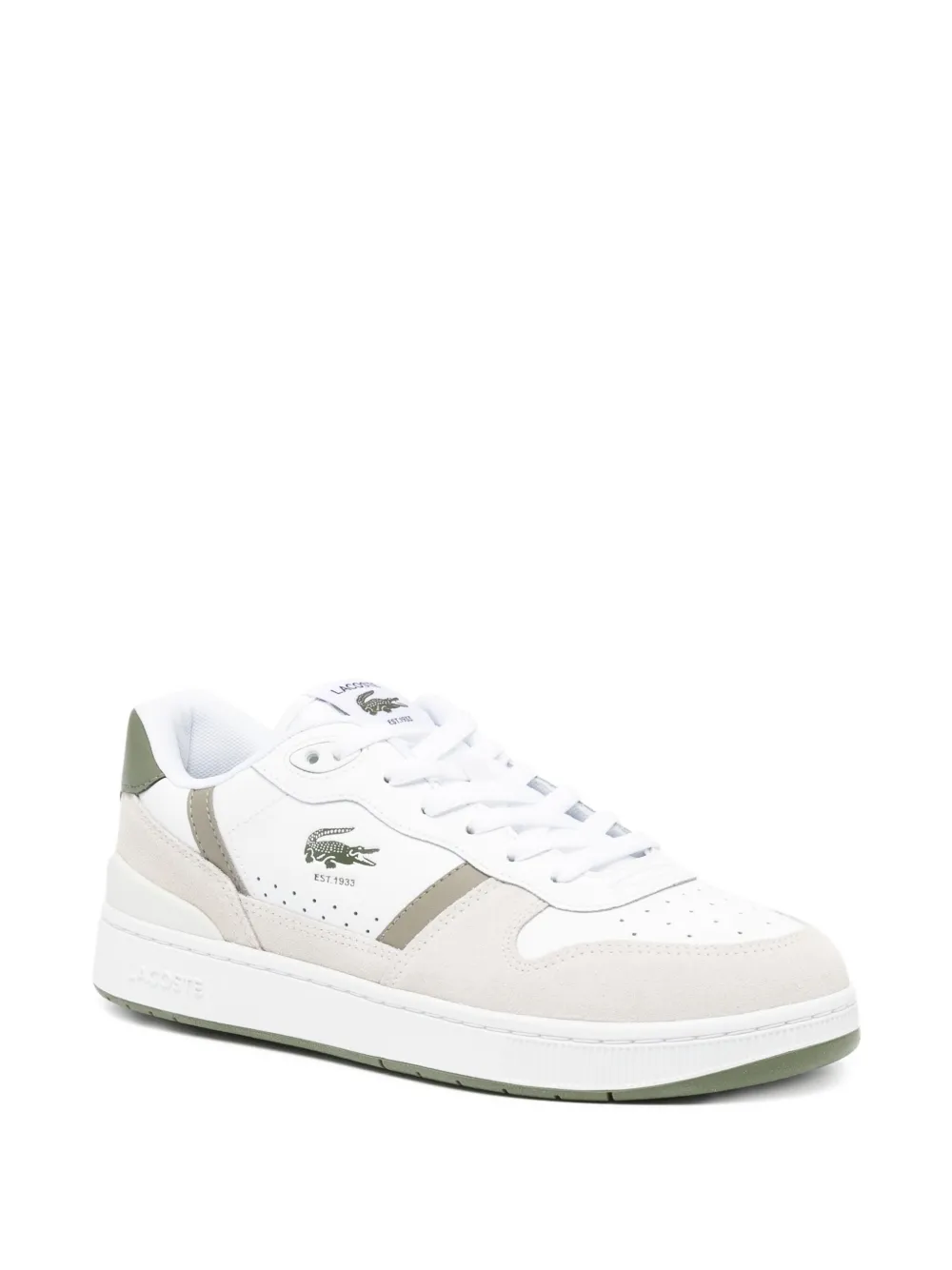 Lacoste T-Clip set leren sneakers Wit