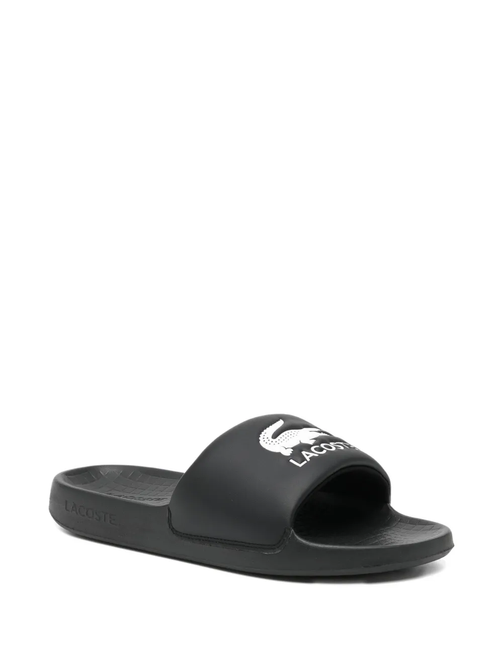Lacoste Serve 1.0 badslippers Zwart
