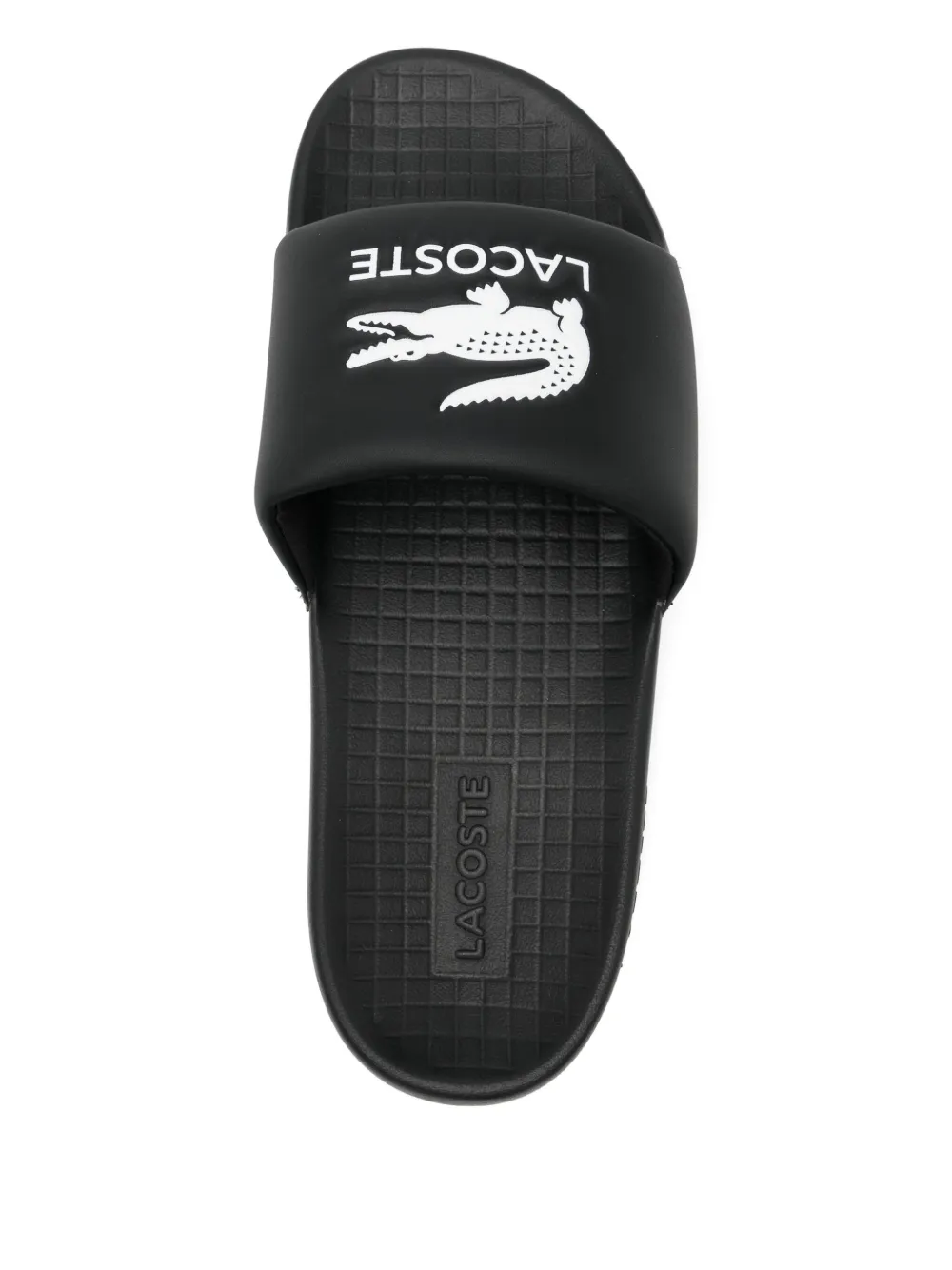 Lacoste Serve 1.0 badslippers Zwart