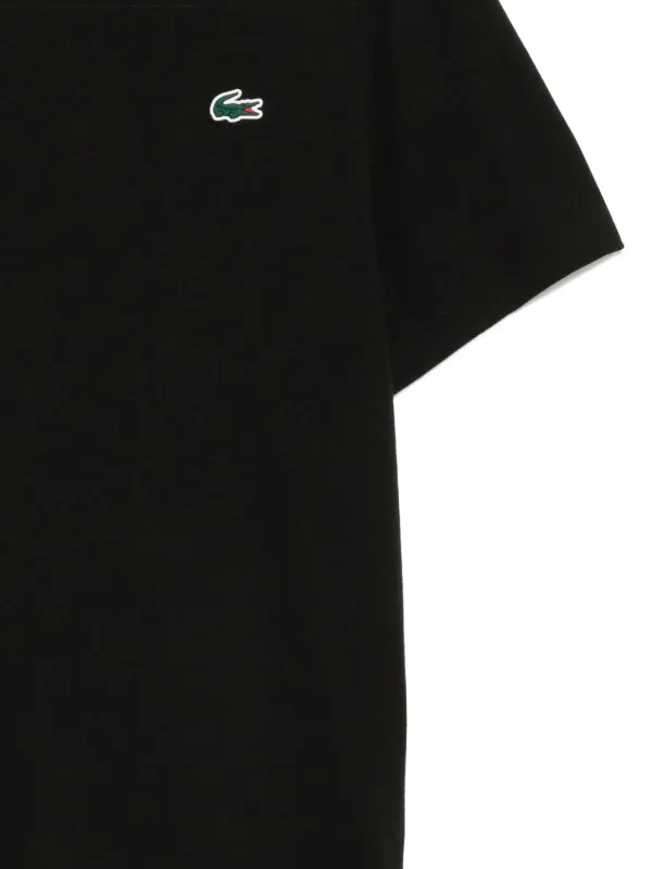LACOSTE ブラック Tシャツ L Lacoste Men's Classic Fit Cotton Jersey T-Shirt, Black