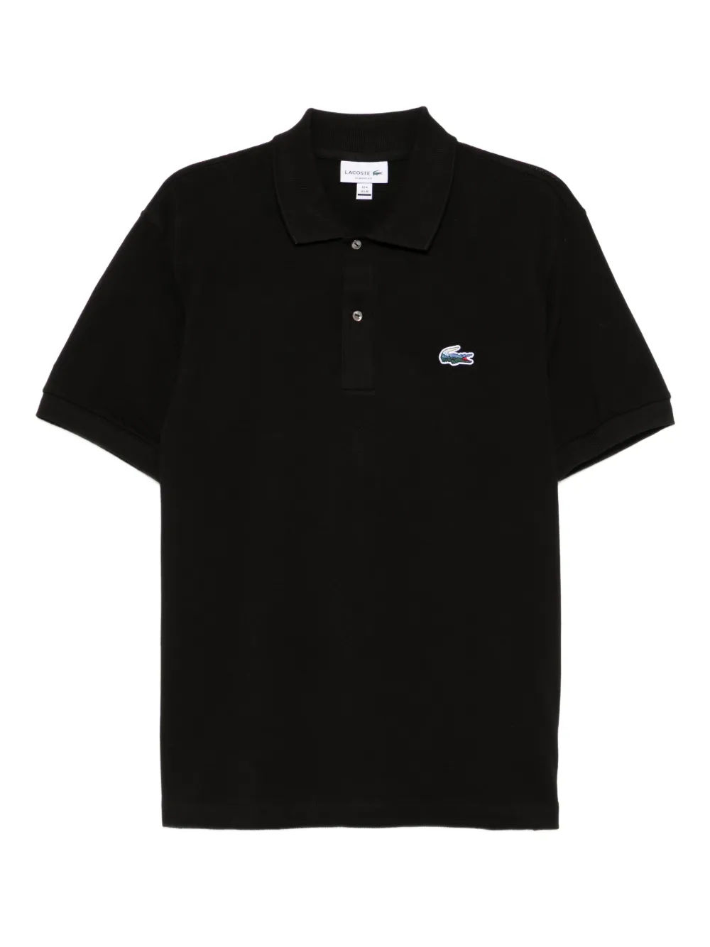 Lacoste Poloshirt met geborduurd logo Zwart