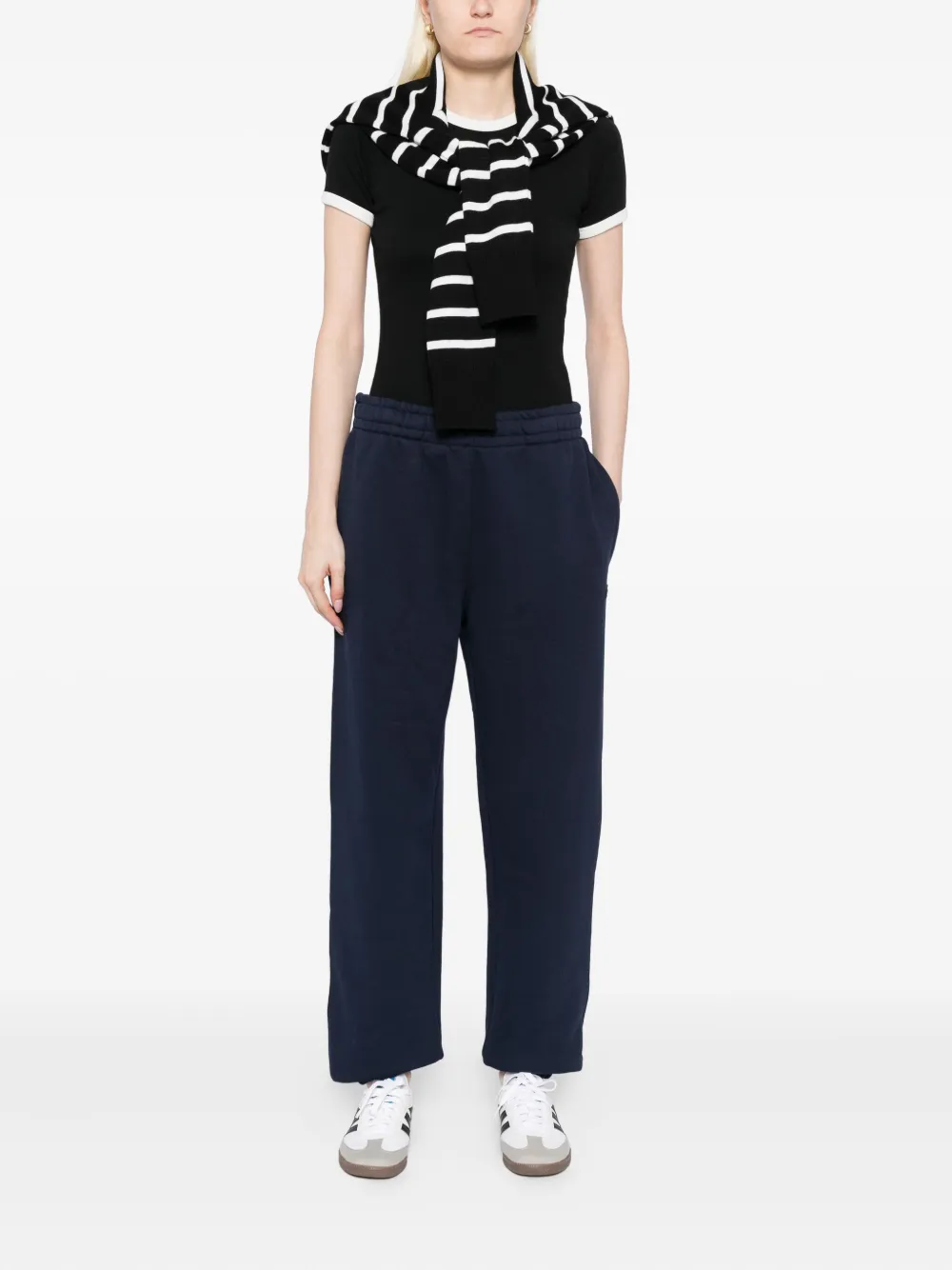 Lacoste Trainingsbroek met logopatch Blauw