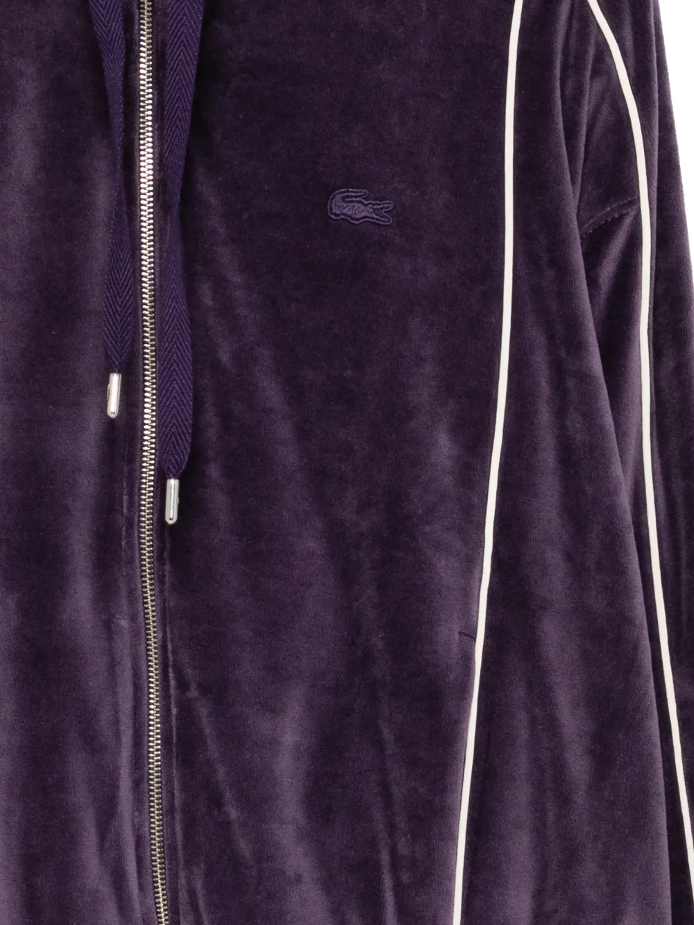 Lacoste Fluwelen jack Paars