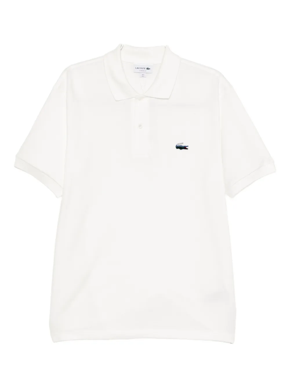Lacoste logo-embroidered polo shirt - Bianco