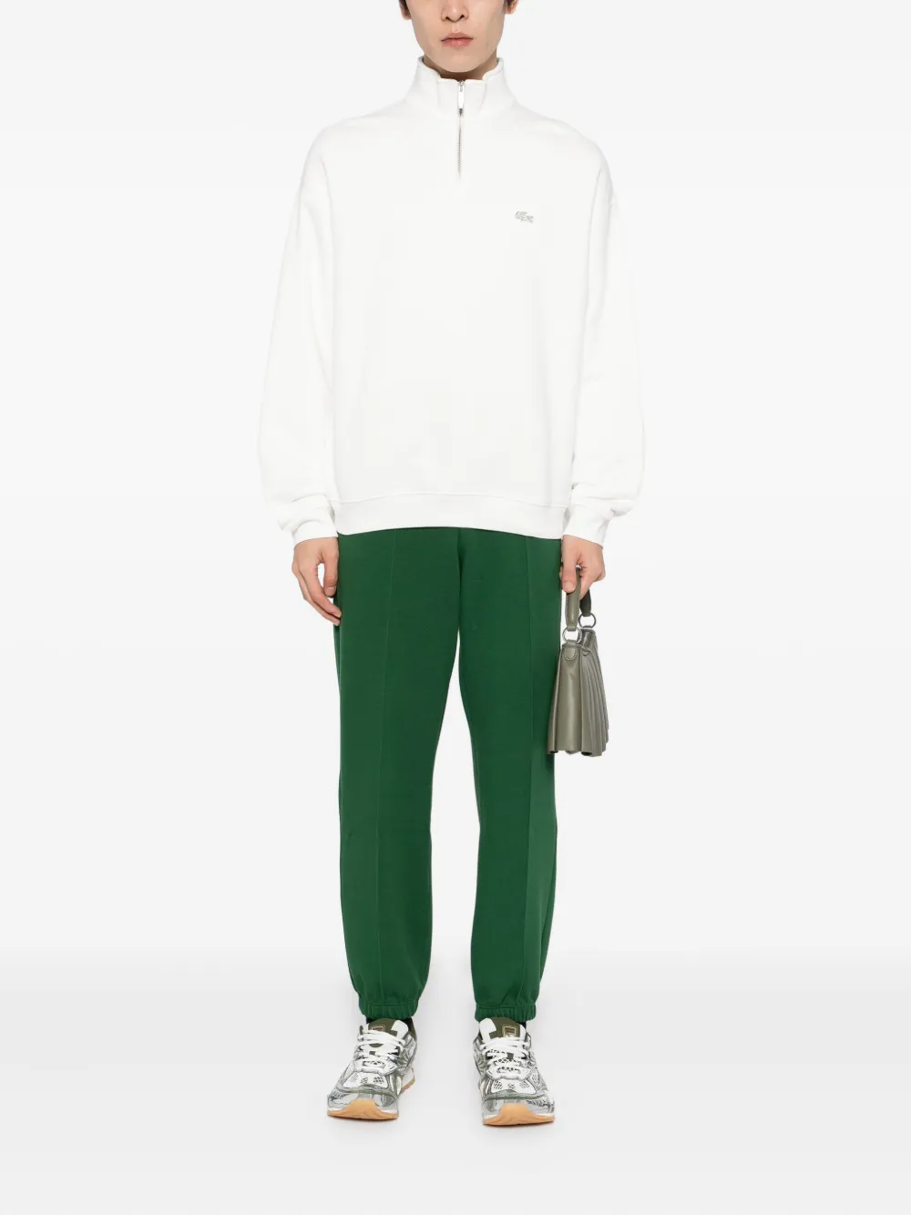 Lacoste Piqué broek Groen