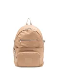 Lacoste logo-plaque backpack - Brown