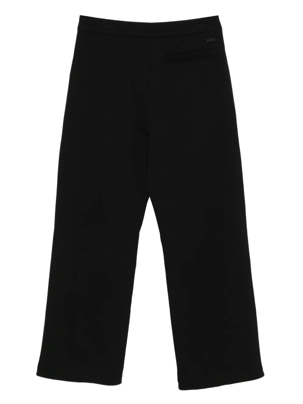 Lacoste Straight broek met logo - Zwart