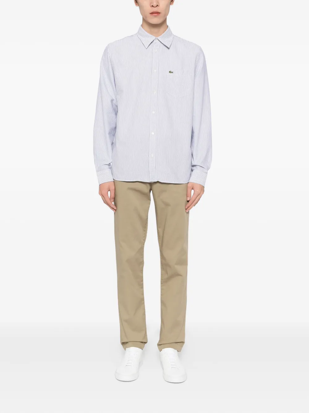 Lacoste Straight broek - Bruin