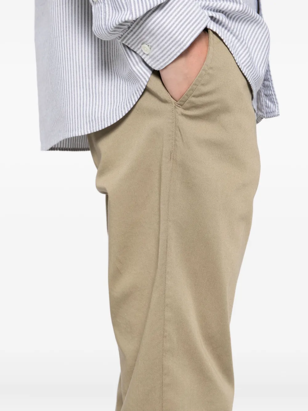 Lacoste Straight broek Bruin