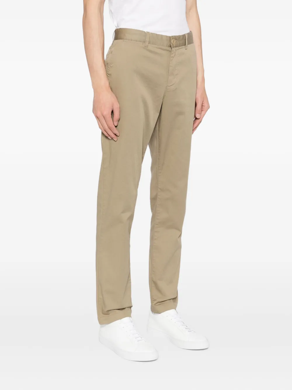 Lacoste Straight broek Bruin