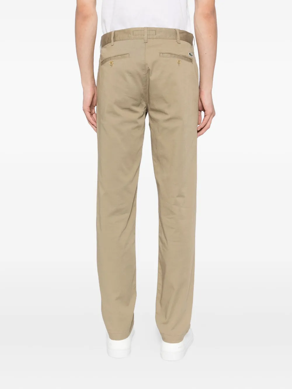 Lacoste Straight broek Bruin