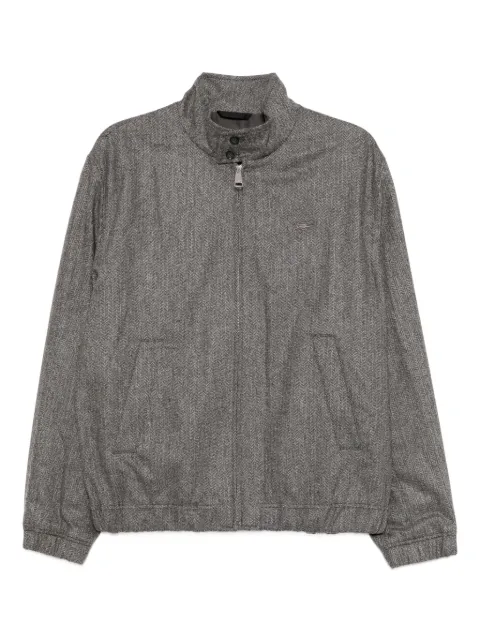 Lacoste logo-embroidered jacket