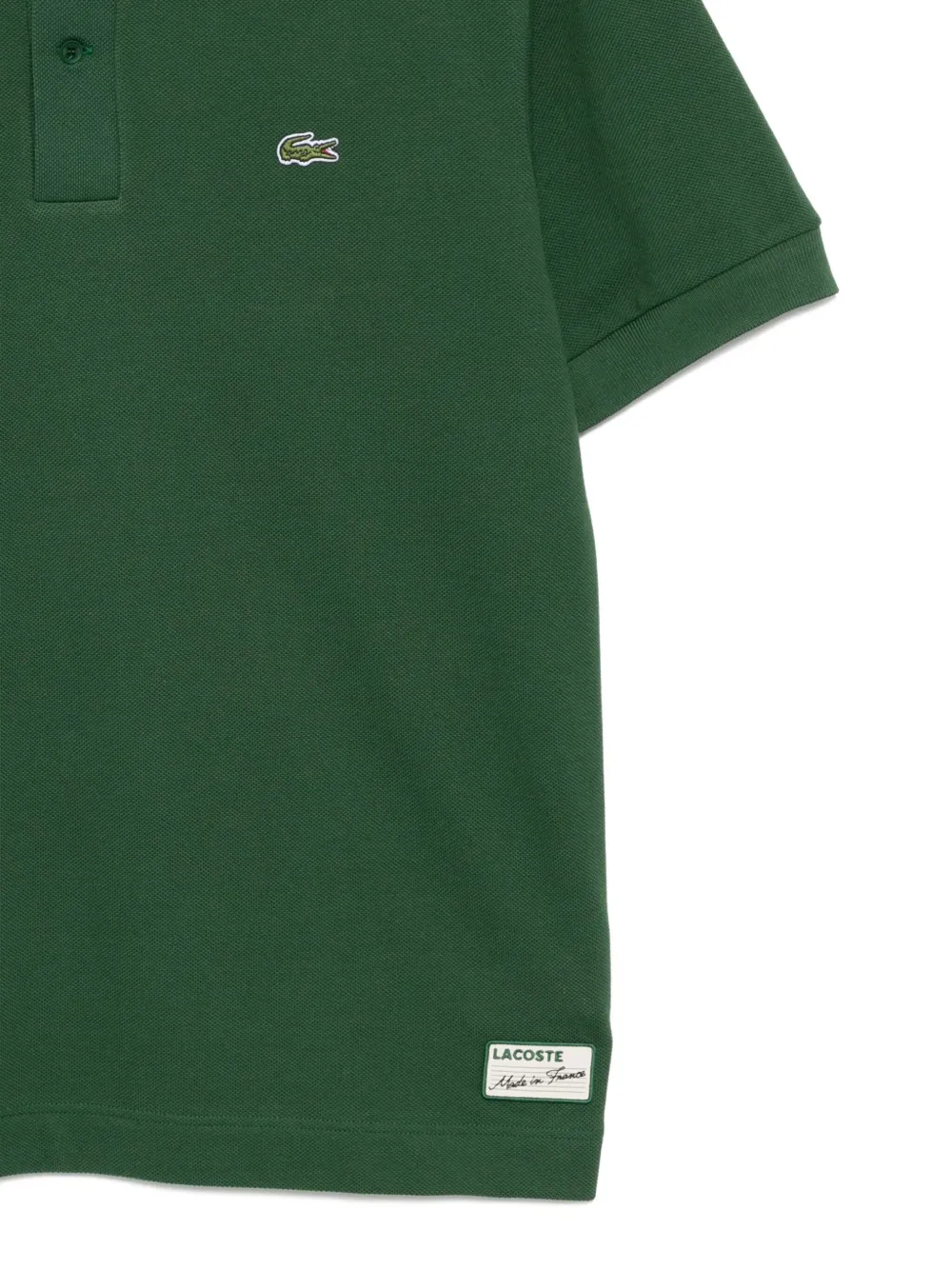 Lacoste Poloshirt met gestreepte kraag Groen