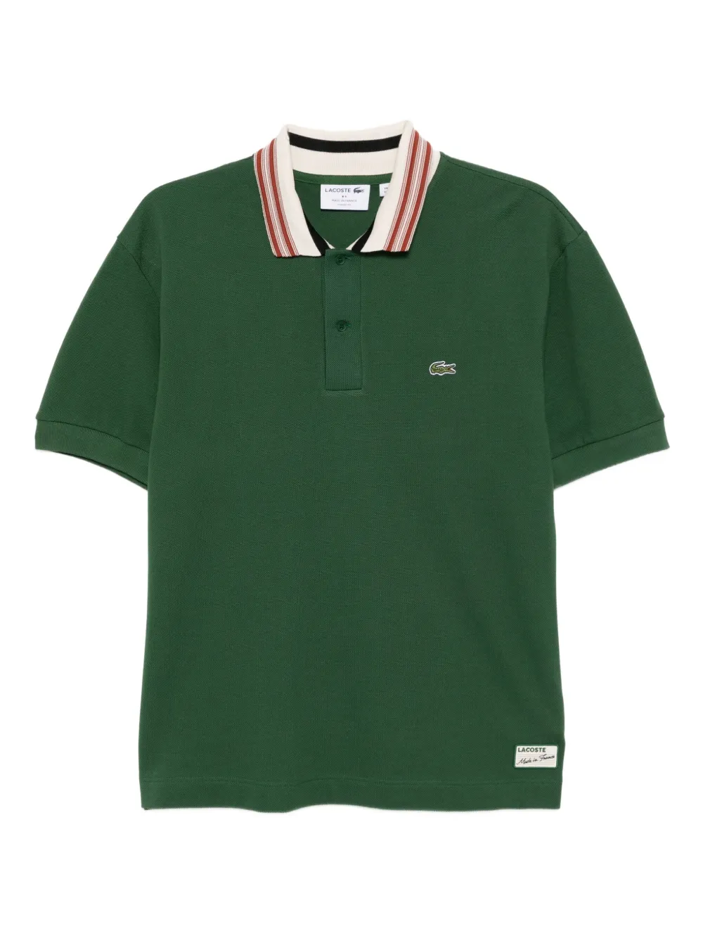 Lacoste ストライプカラー ポロシャツ - グリーン Lacoste ストライプカラー ポロシャツ - グリーン