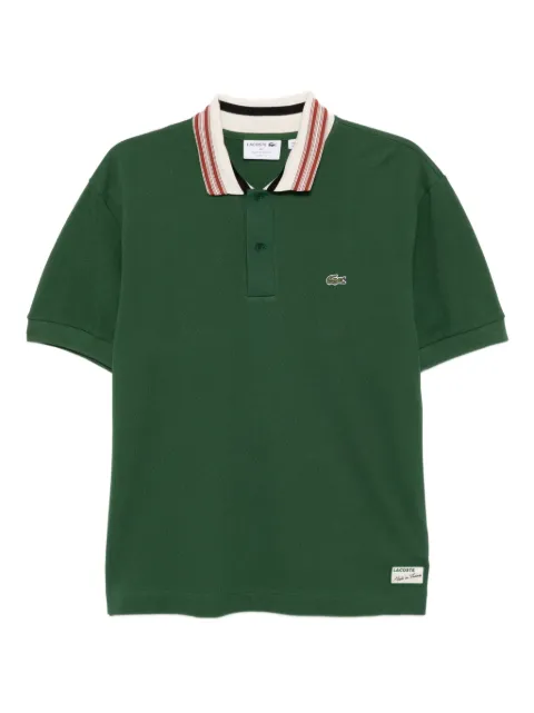 Lacoste playera tipo polo con cuello italiano