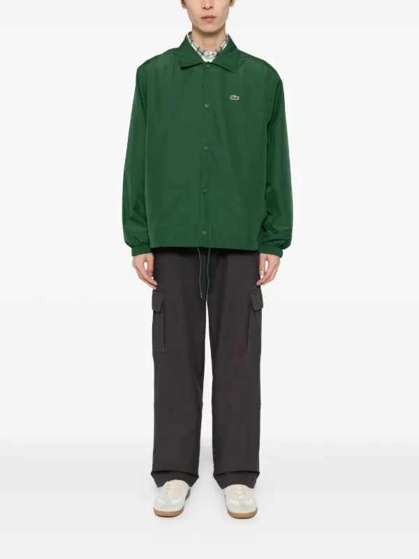 Lacoste logo-embroidered Jacket | Green | FARFETCH