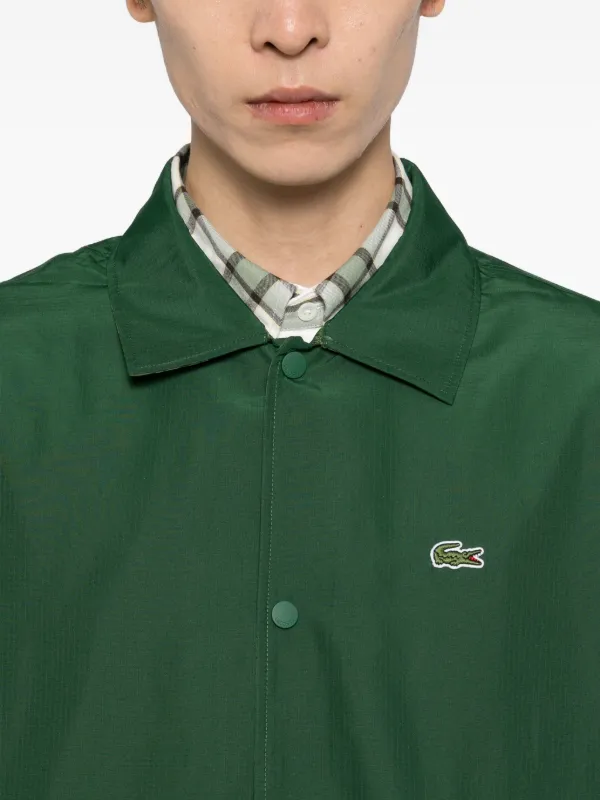 Lacoste Jaqueta Com Logo Bordado | Verde | FARFETCH BR