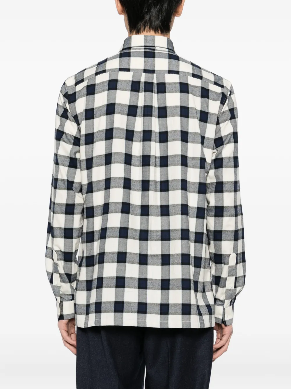 Lacoste Geruit overhemd Blauw