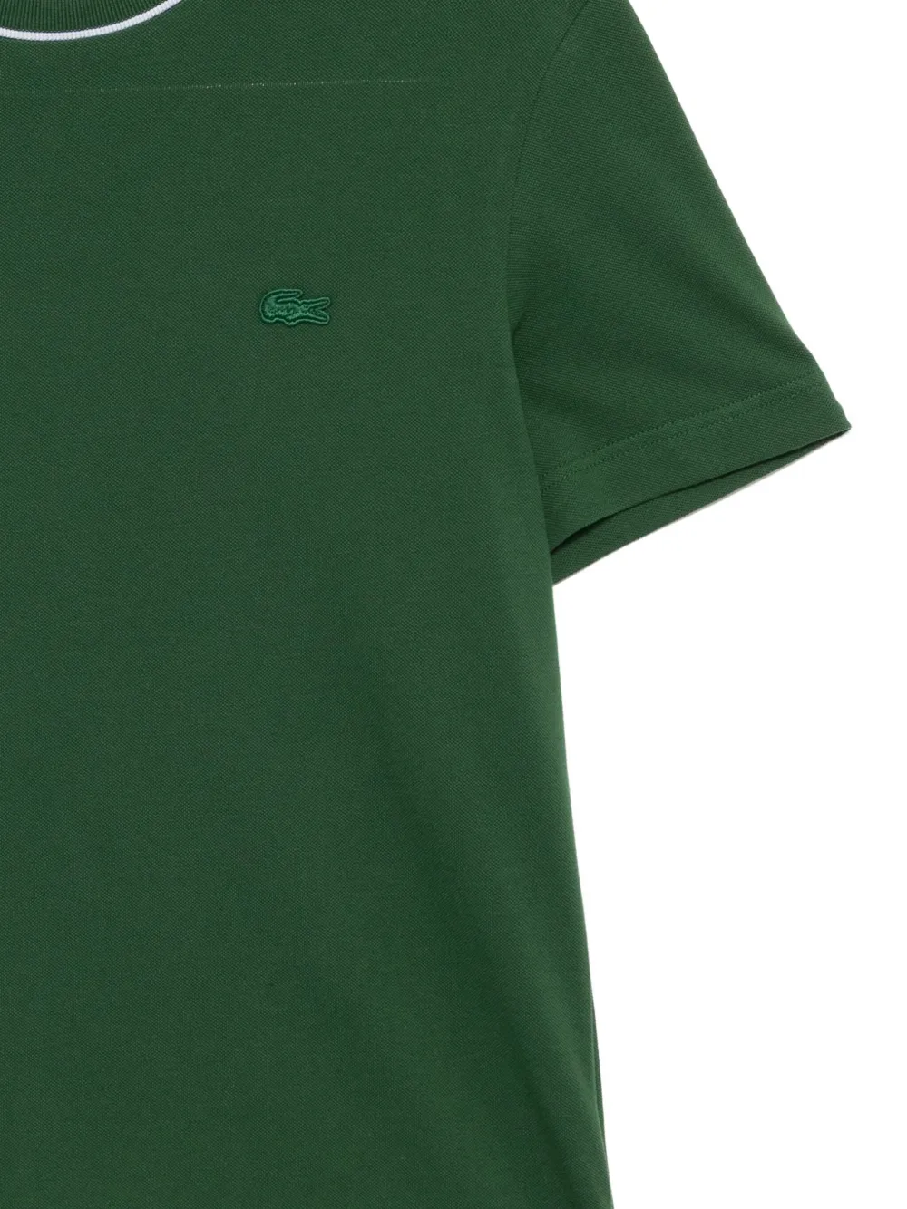 Lacoste T-shirt met geborduurd logo Groen