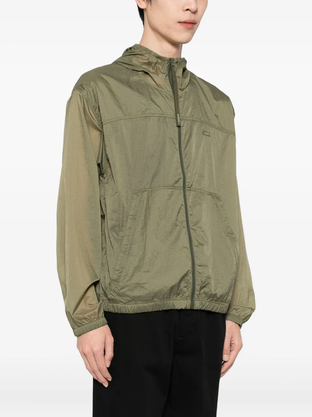 Lacoste Jack met geborduurd logo Groen