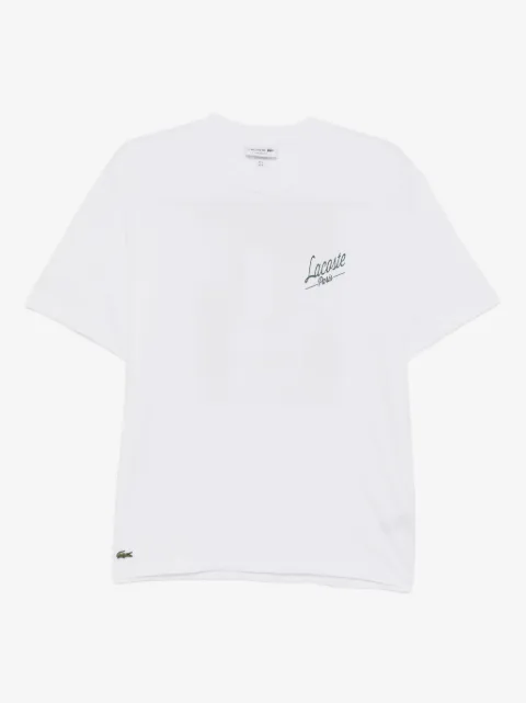 Lacoste playera con logo estampado