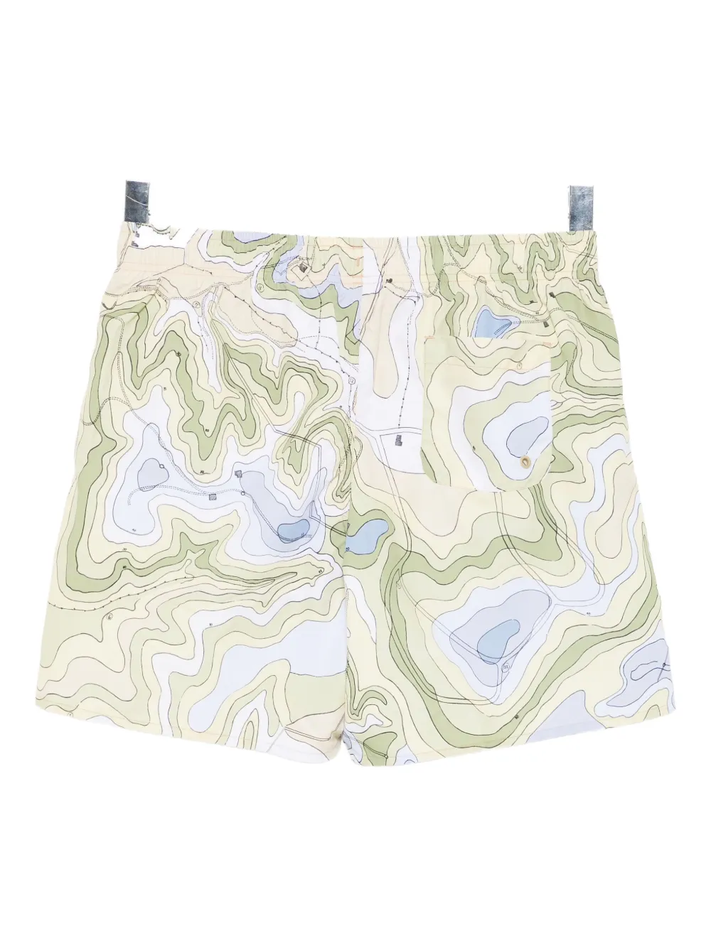 Lacoste Zwembroek met print Geel