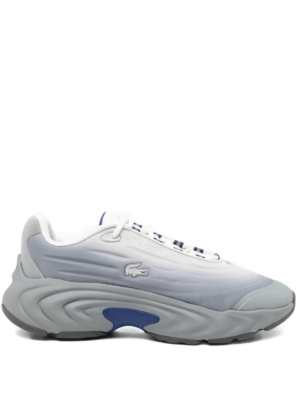 Lacoste logo-embroidered trainers | Grey | Image 1