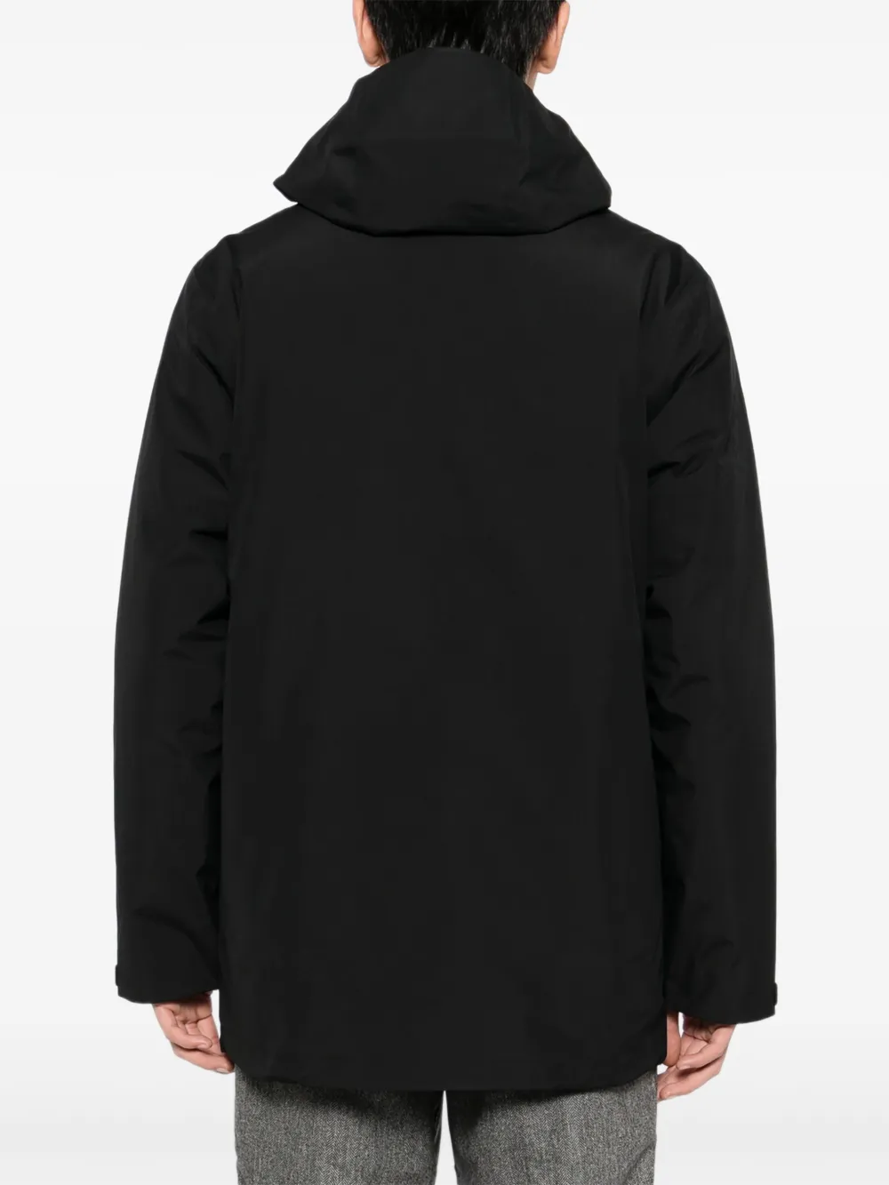 Lacoste Waterafstotende parka Zwart