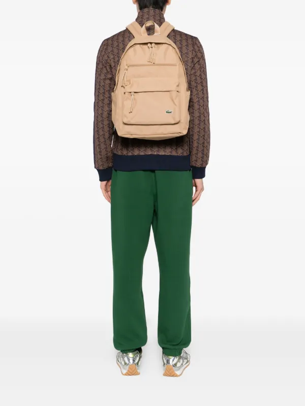 Lacoste Neocroc Backpack | Brown | FARFETCH IN