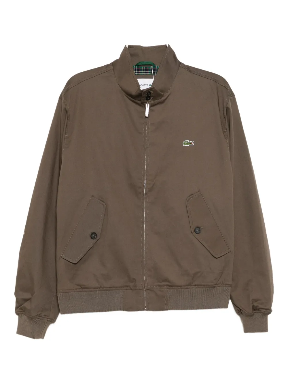 Lacoste logo-embroidered jacket - Marrone