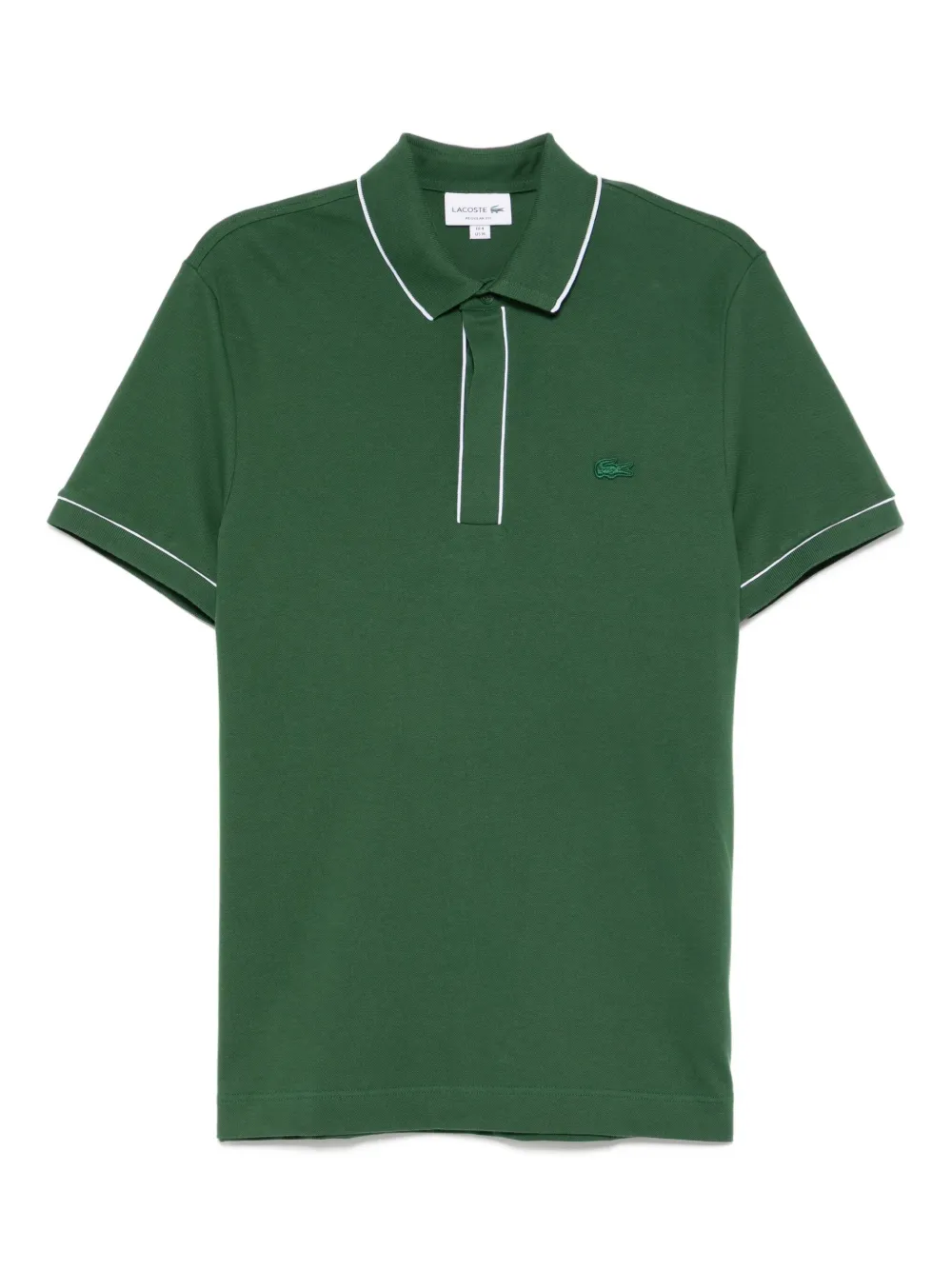 Lacoste logo-embroidered polo shirt | Green | Image 1