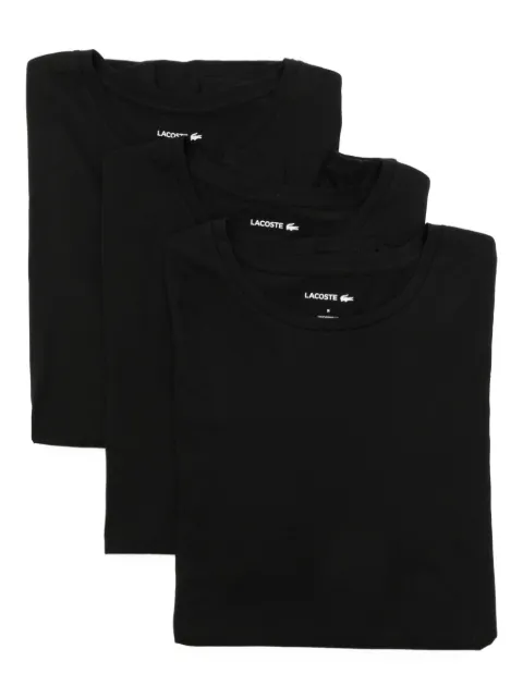 Lacoste logo-appliqué cotton T-shirt (set of three)