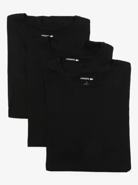 Lacoste pack de tres playeras con aplique del logo