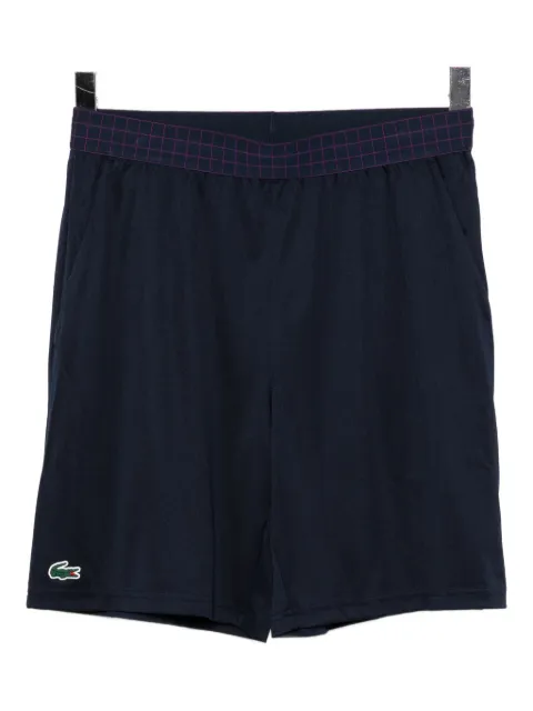 Lacoste logo-appliqué running shorts