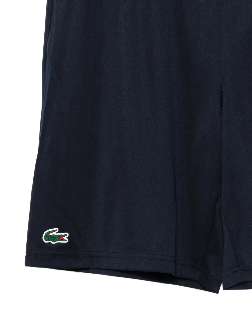Lacoste Hardloopshorts met logo-applicatie Blauw