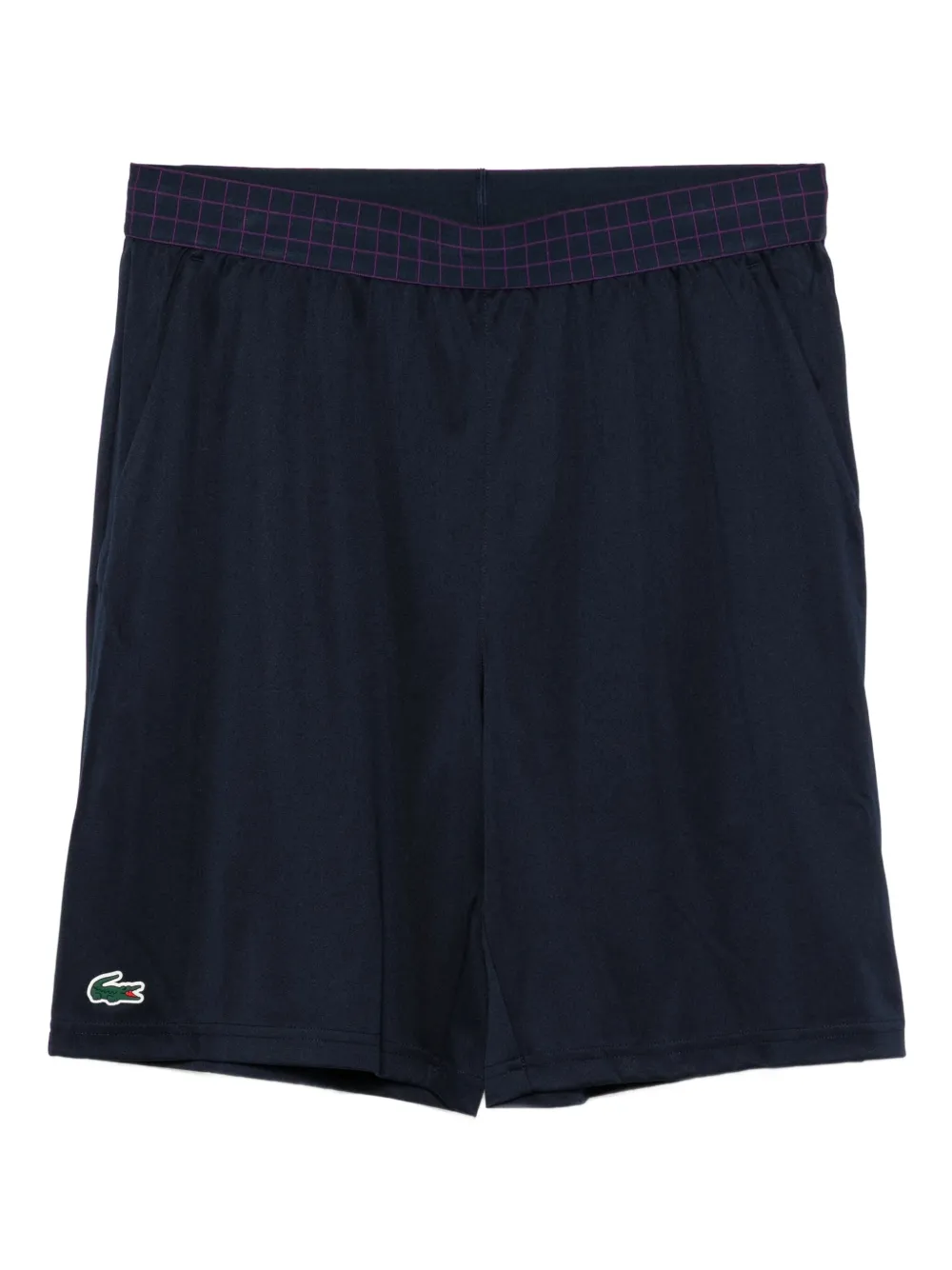 Lacoste logo-appliqué running shorts | Blue | Image 1