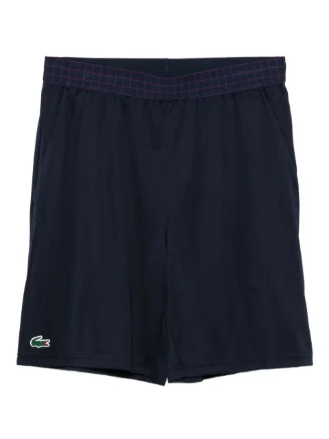 Lacoste logo-appliqué running shorts