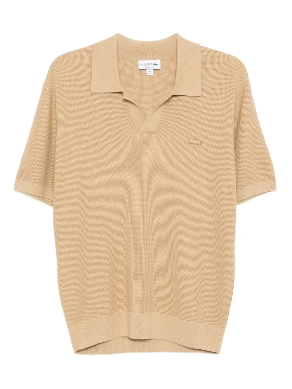 Lacoste logo-embroidered T-shirt - Toni neutri