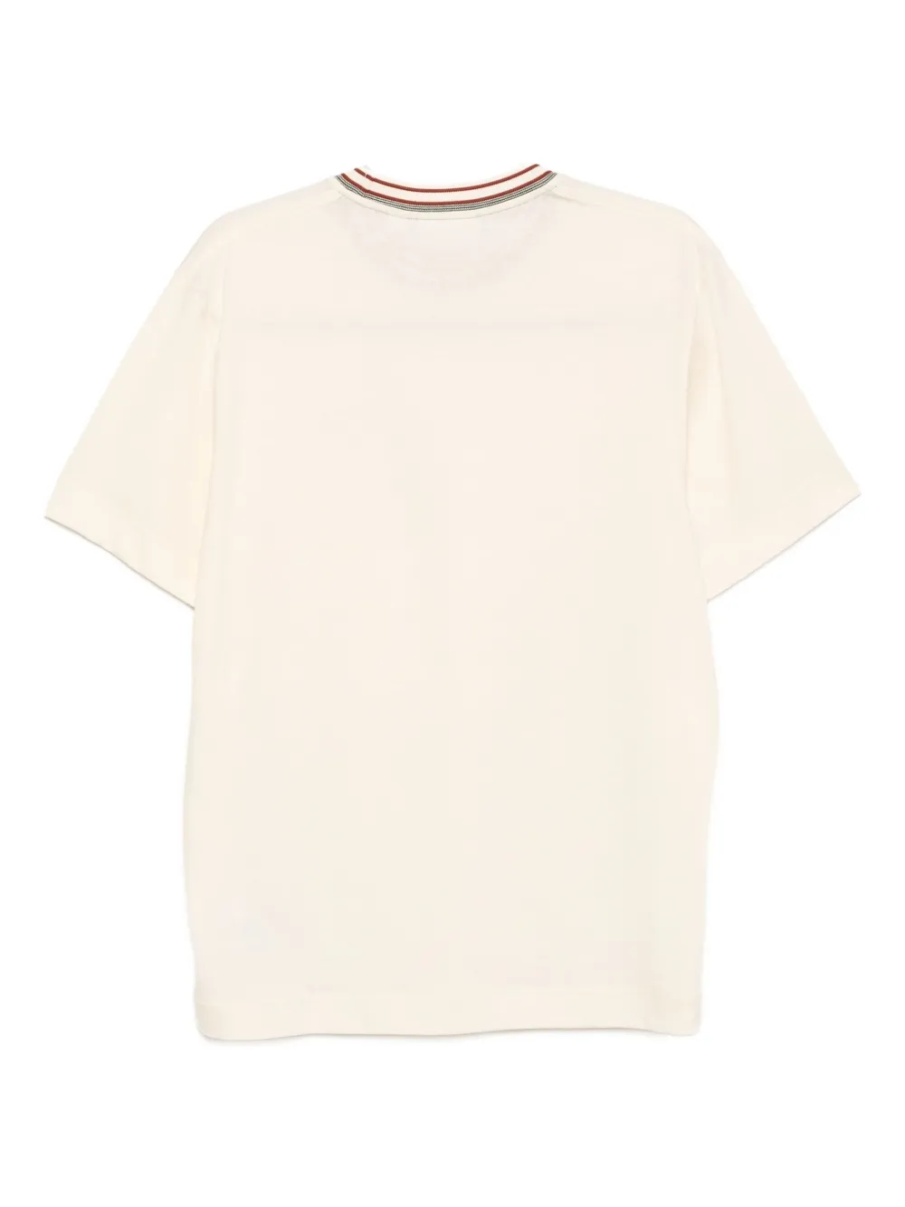 Lacoste logo-embroidered T-shirt - Beige