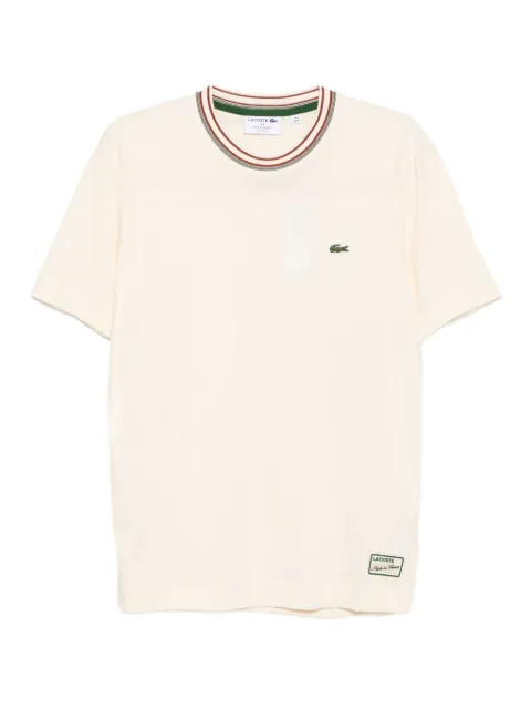 Lacoste playera con logo bordado