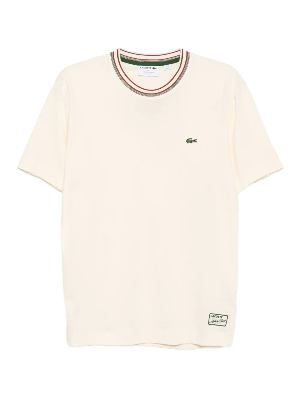 Lacoste ロゴ Tシャツ - ニュートラル Lacoste ロゴ Tシャツ - ニュートラル