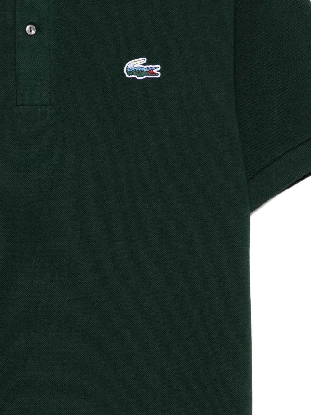 Lacoste Poloshirt met logo-applicatie Groen