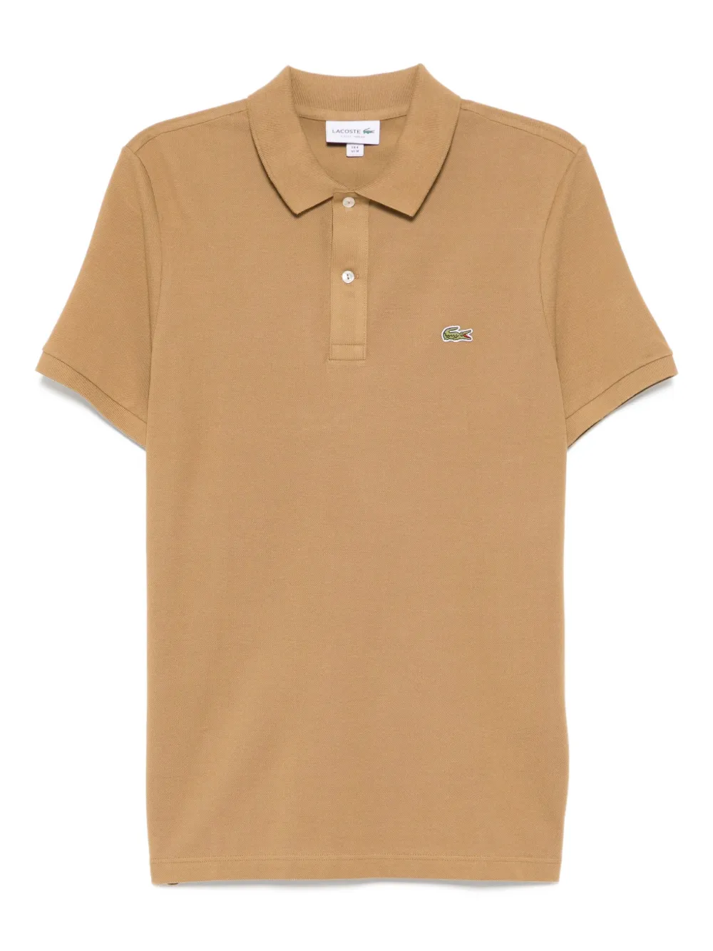Lacoste Poloshirt met geborduurd logo Bruin