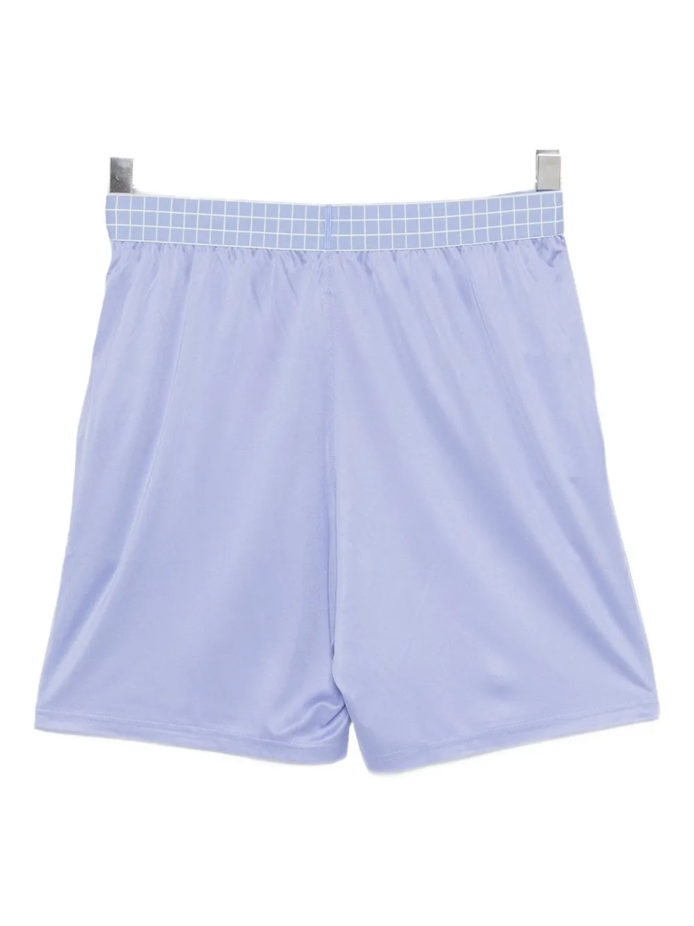 Lacoste Shorts met geborduurd logo - Paars