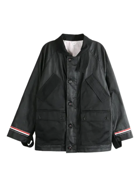 Thom Browne panelled buttoned jacket