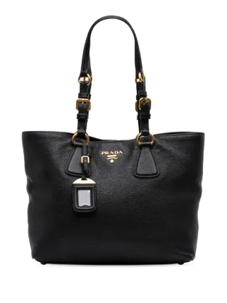 ヴィッテロフェニックス トートバッグ PRADA プラダ ヴィッテロ・フェニックス レザー トートバッグ