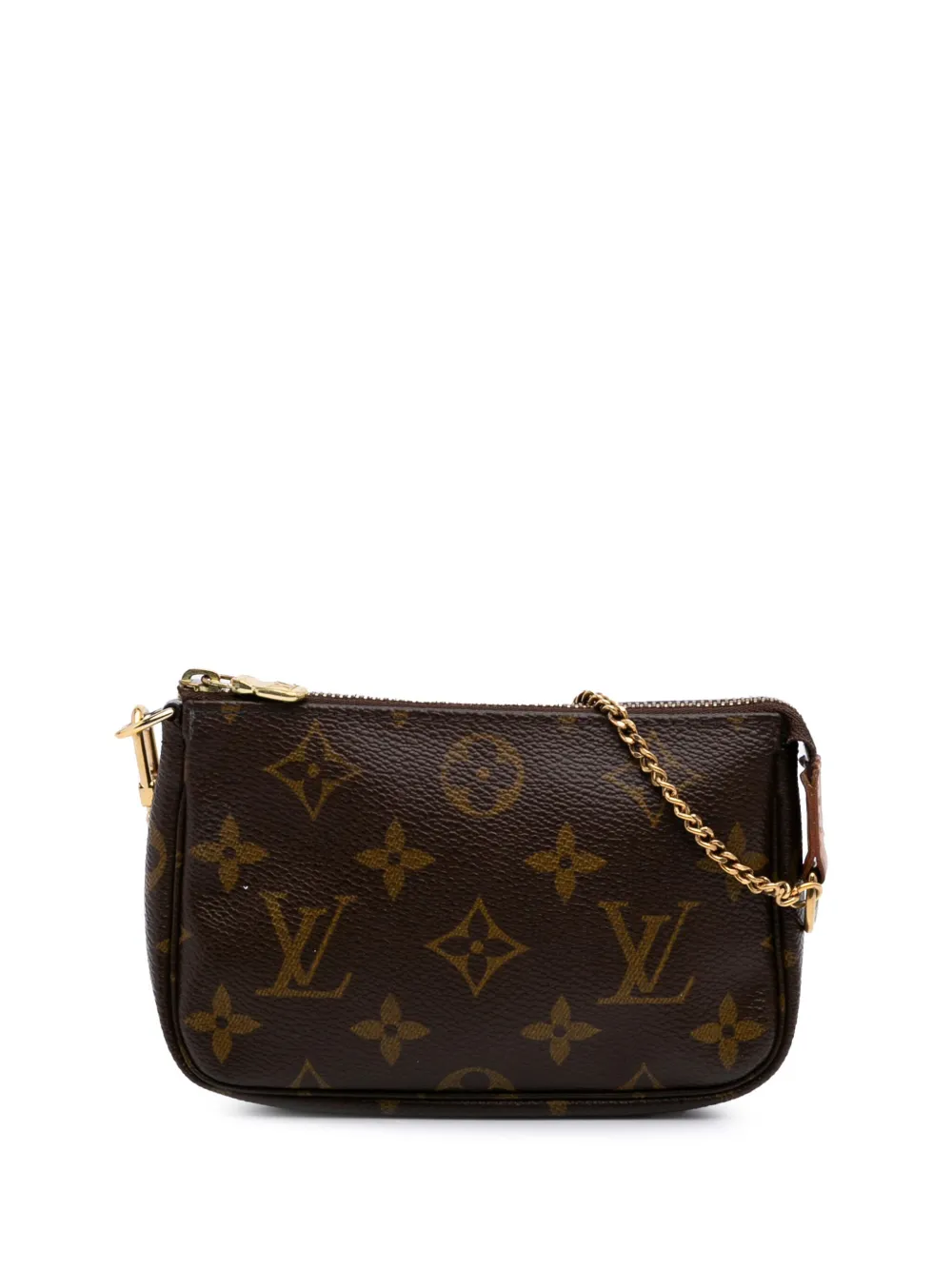 Louis Vuitton Pre-Owned 2004 モノグラム ミニ ポシェット アクセソワール ハンドバッグ - ブラウン Louis Vuitton Pre-Owned 2004 モノグラム ミニ ポシェット アクセソワール ハンドバッグ - ブラウン