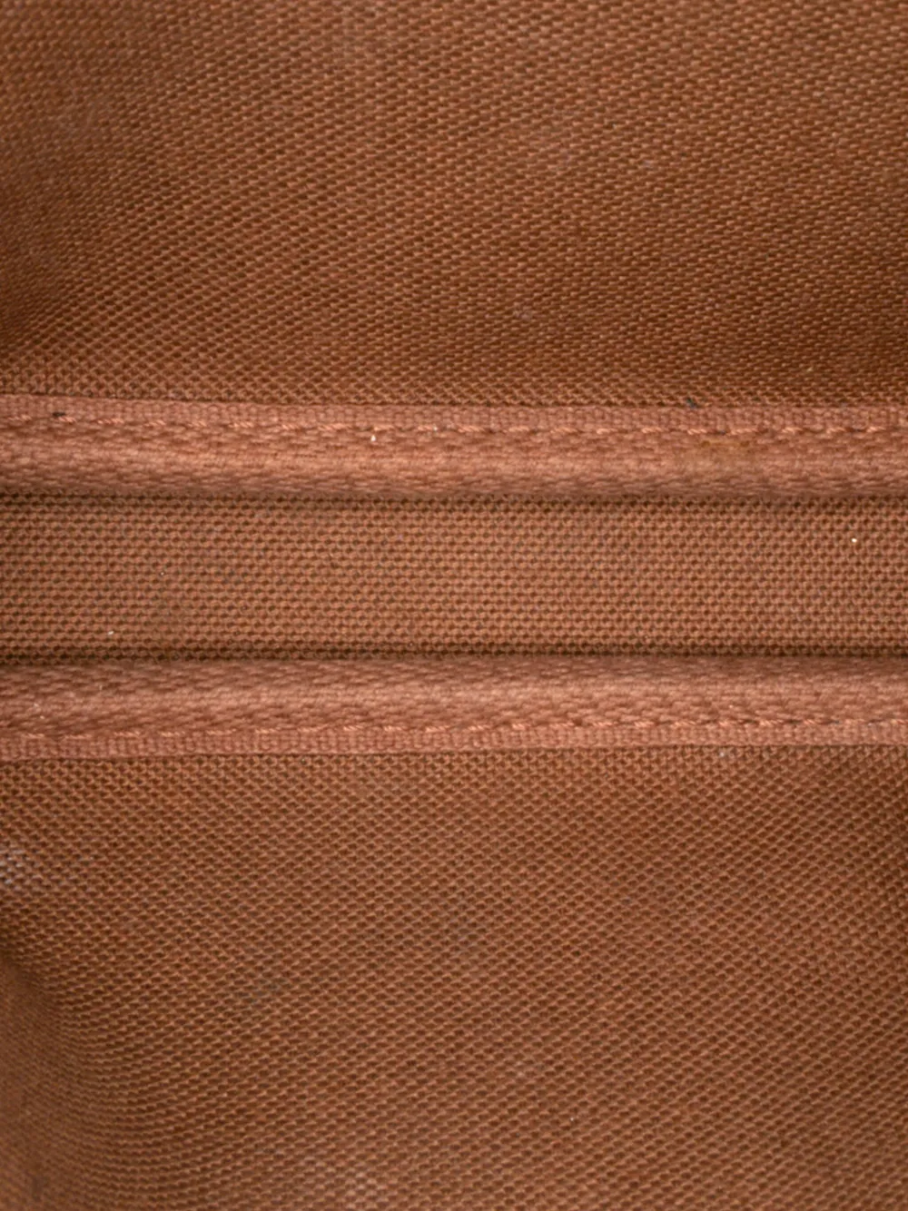 Pre-owned Louis Vuitton 2004 Monogram Mini Pochette Accessoires Handbag In Brown