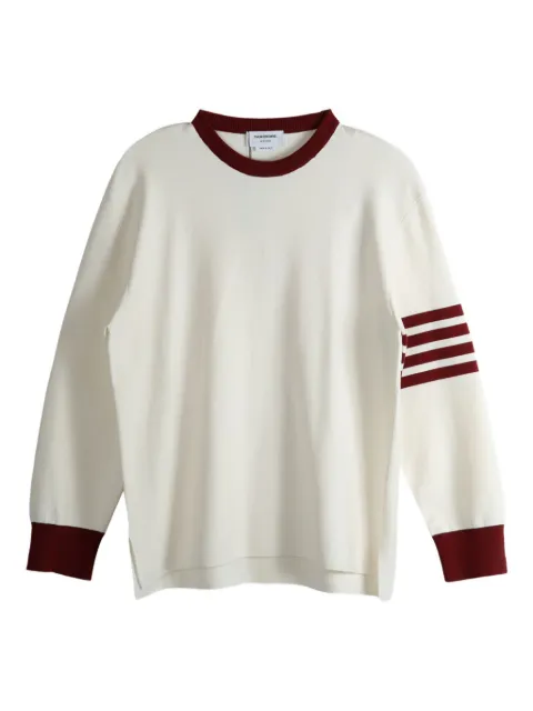 Thom Browne four-stripe crew-neck sweater