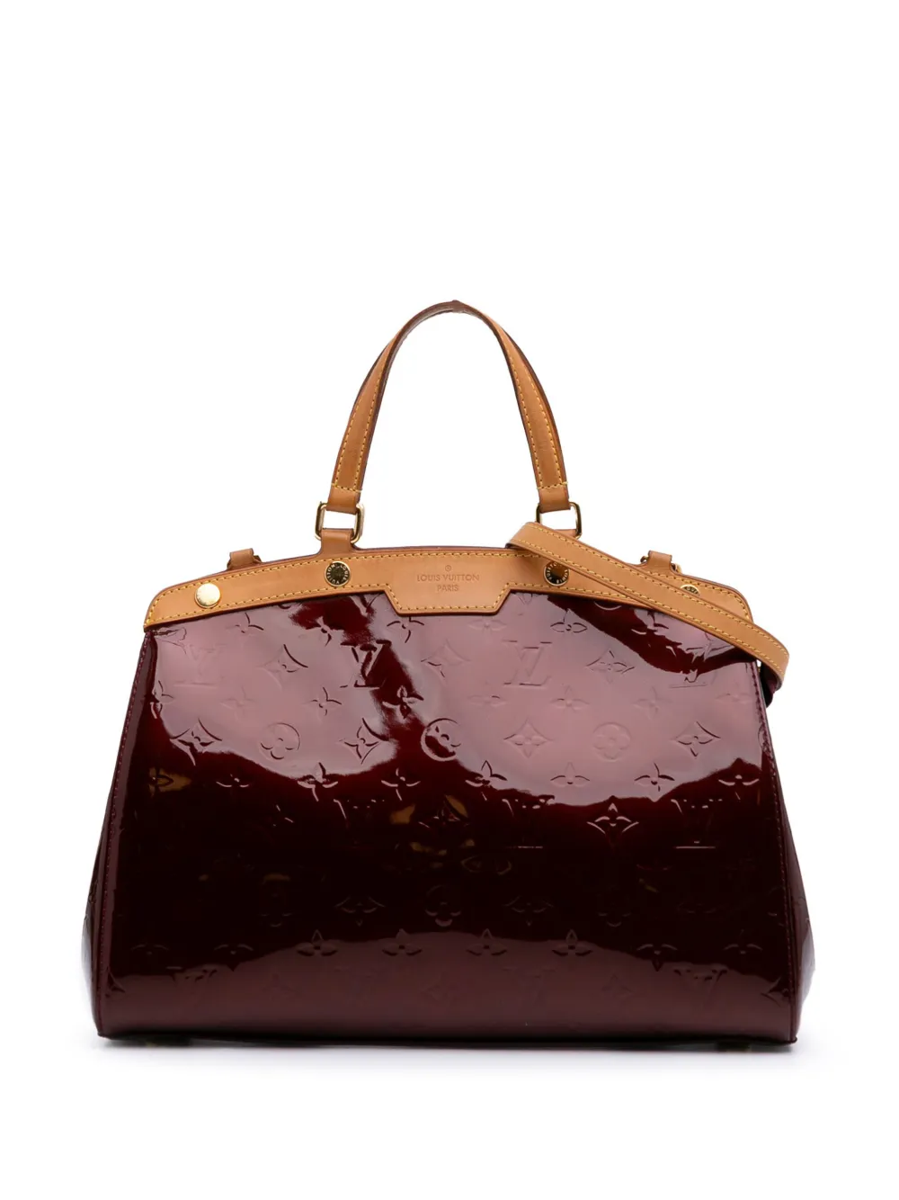 Louis Vuitton Pre-Owned 2012 モノグラム ヴェルニ ブレア MM サッチェルバッグ - レッド Louis Vuitton Pre-Owned 2012 モノグラム ヴェルニ ブレア MM サッチェルバッグ - レッド